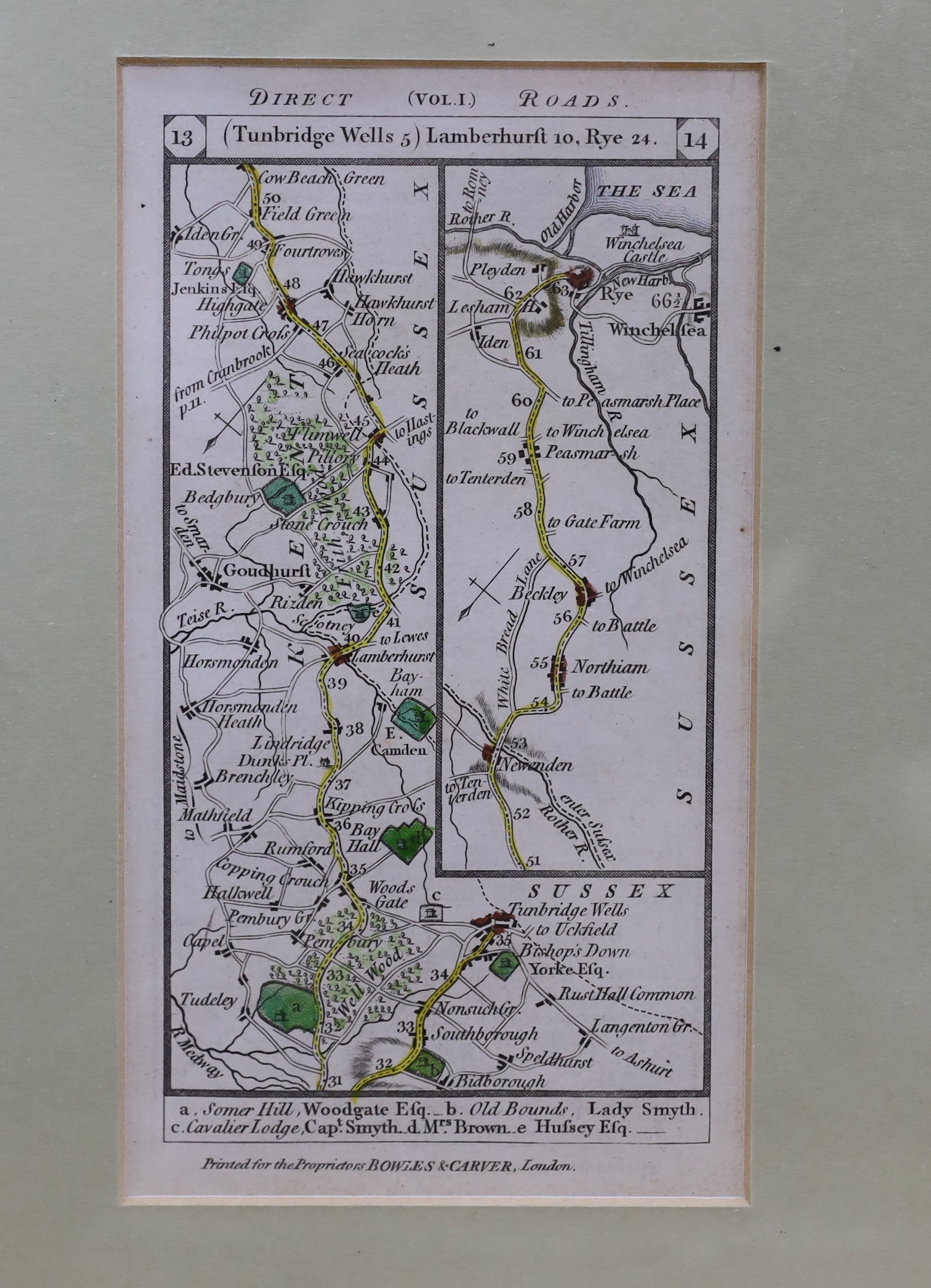 Robert Morden (1650-1703), hand coloured map, The smaller islands in the British Ocean, sold by Abel Swale, Awnsham and John Churchill, 37 x 42cm
